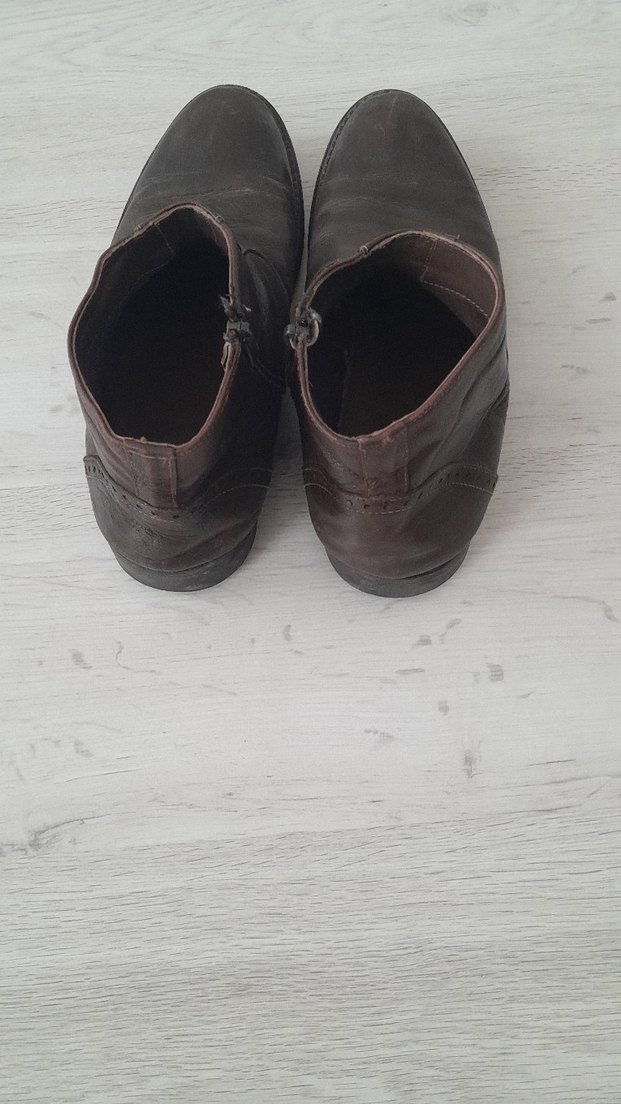 Kahverengi Deri Erkek Botları - Görsel 5