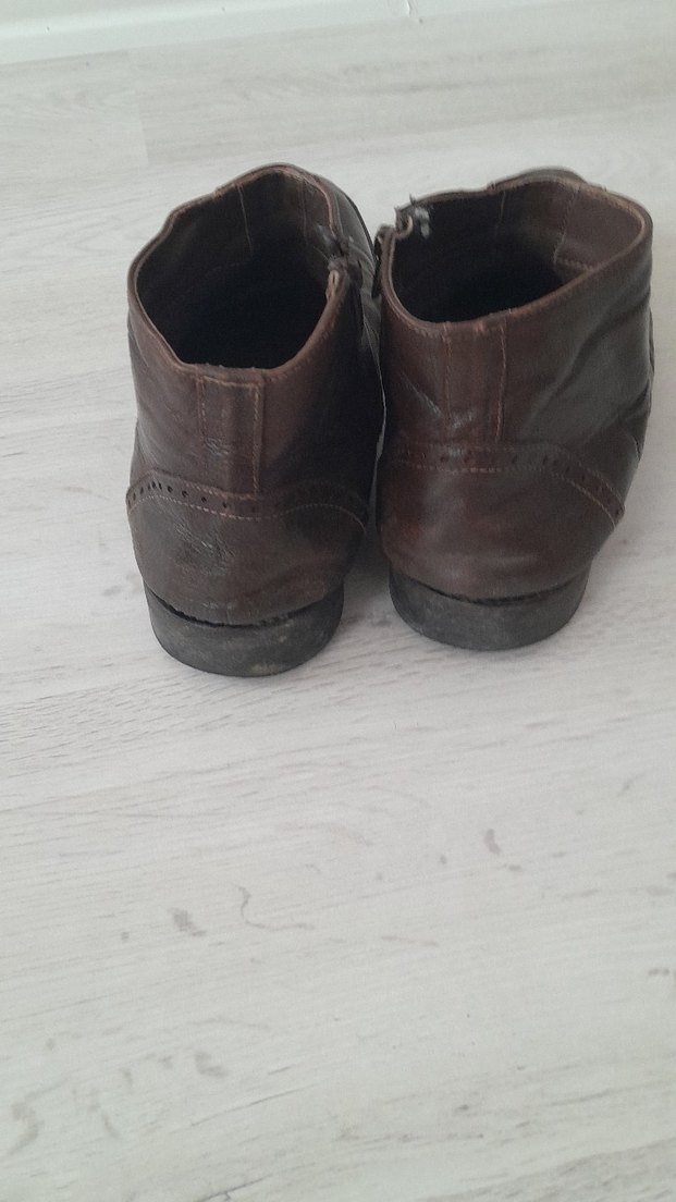 Kahverengi Deri Erkek Botları - Görsel 2