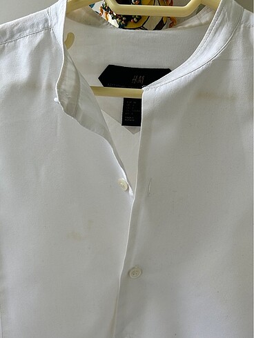 36 Beden beyaz Renk H&M ince batist koton gömlek