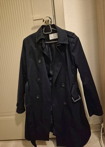 Stradivarius Lacivert Trençkot