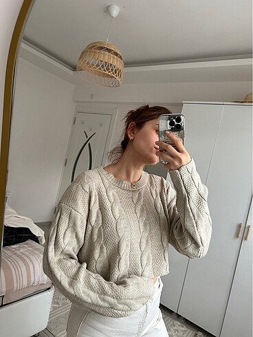 s Beden Trendyolmilla crop kazak