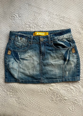 Vintage mini kot etek