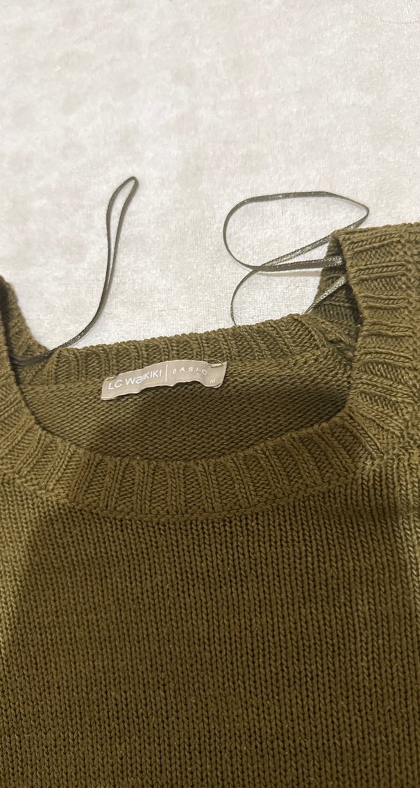 Lc wakiki Zeytin yeşili triko - Görsel 3