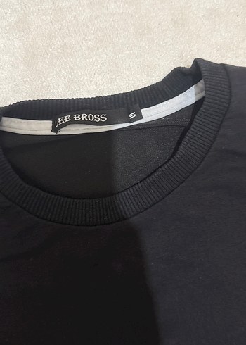 Basic siyah unisex sweat - Görsel 2