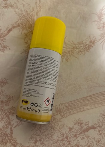 Bee Beauty Gold Sprey Saç Boyası - Görsel 2