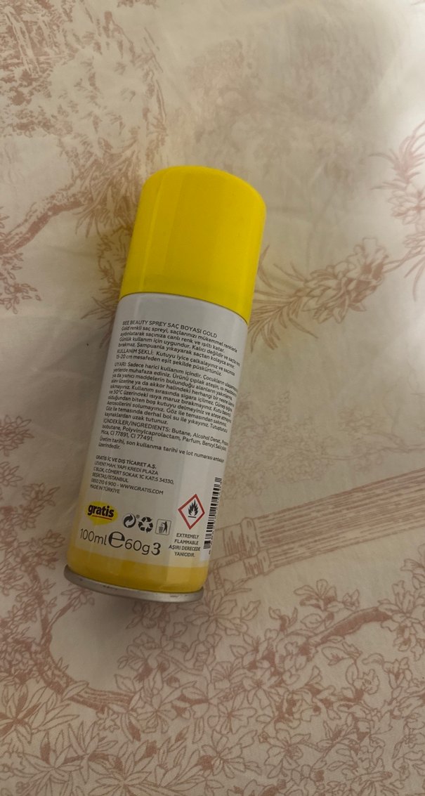 Bee Beauty Gold Sprey Saç Boyası - Görsel 2