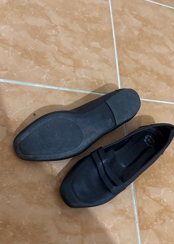 Siyah Kadın Düz Taban Ayakkabı - Görsel 2