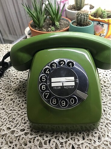 Çevirmeli nostalji telefon