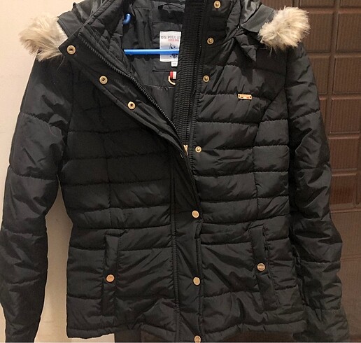 U.S. Polo Assn. Kadın Siyah Mont