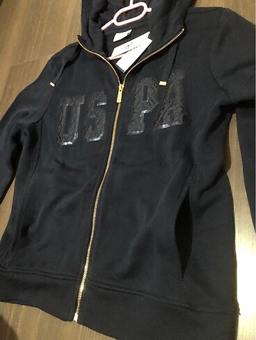 s Beden lacivert Renk U.s. Polo Assn. Sweatshirt ceket