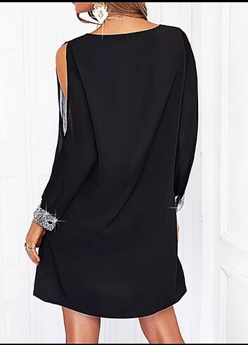 Zara Siyah mini elbise