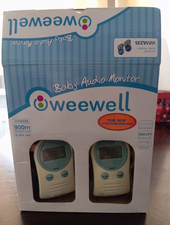 Weewell Bebek Ses Monitörü 900m Menzilli - Görsel 2