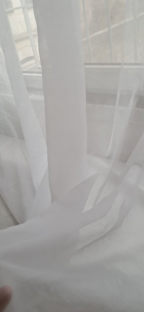 Modern Klasik Beyaz Tül Perde - Görsel 4