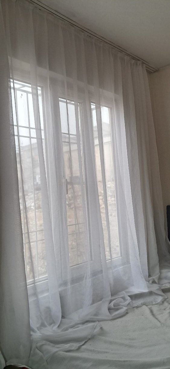 Modern Klasik Beyaz Tül Perde - Görsel 3