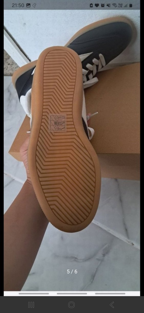 Siyah Kadın Spor Ayakkabı - Görsel 5