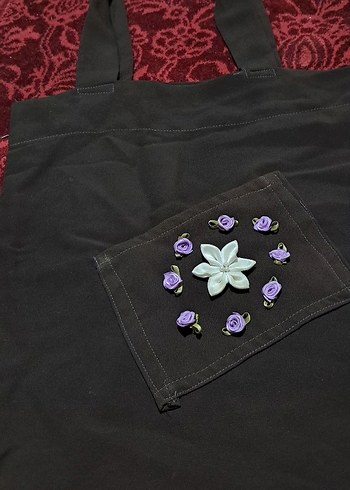 kadın bez çanta - Görsel 2