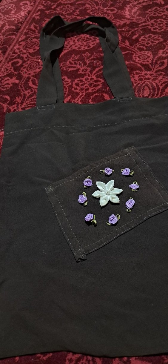 kadın bez çanta - Görsel 2