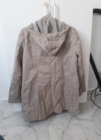 Paraşüt kumaş trenckot bayan - Görsel 5