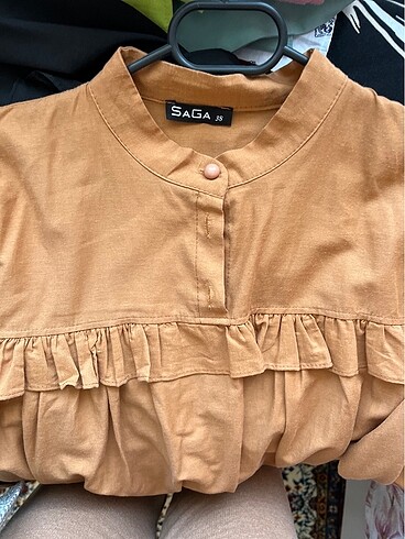 Yaka detayli gomlek - Görsel 4