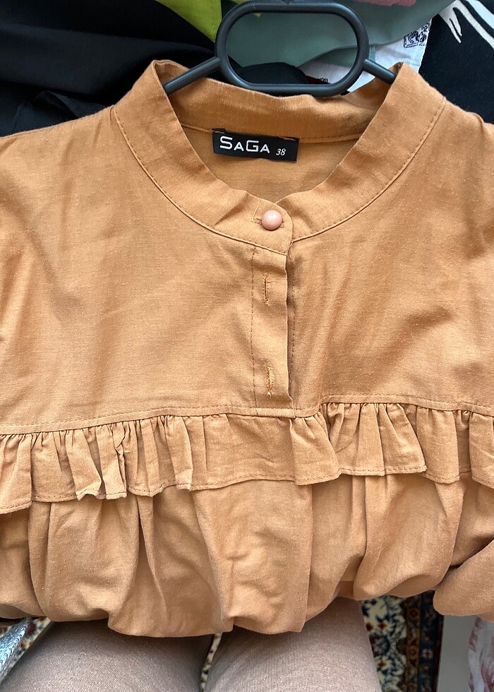 Yaka detayli gomlek - Görsel 4