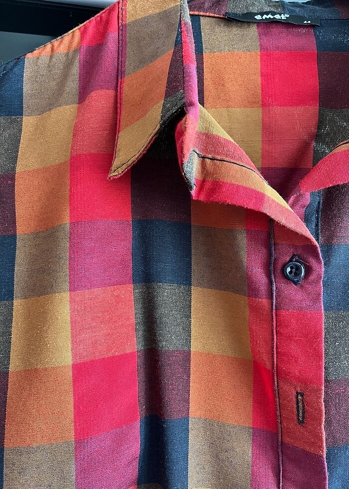 Rengarenk gomlek - Görsel 2