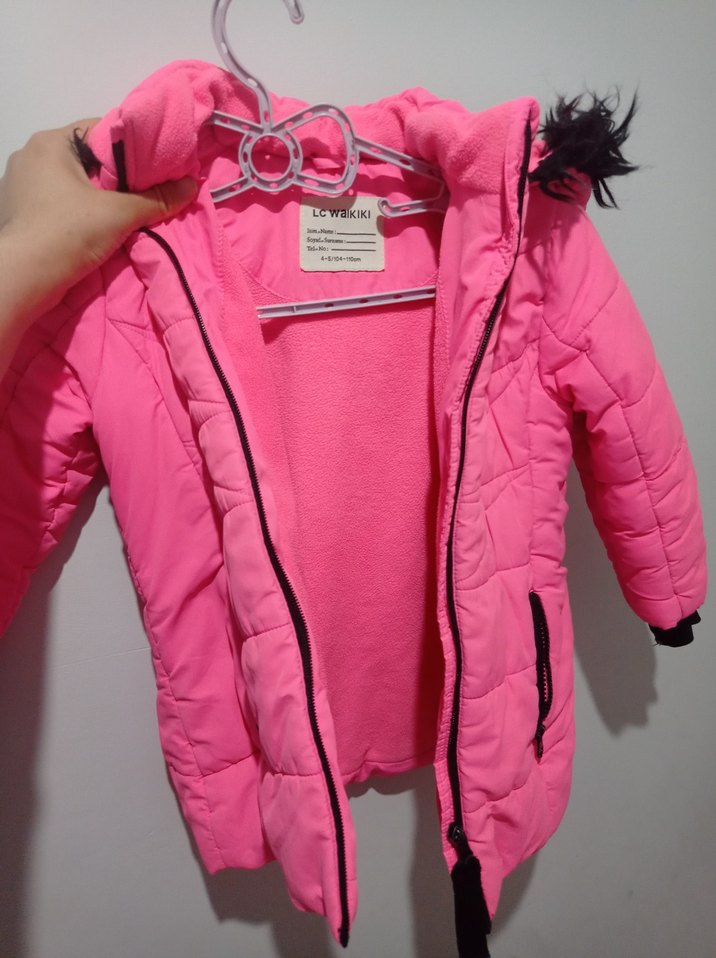 Pembe Pastel Desenli Cırt Cırtlı Çocuk Cüzdanı - Görsel 3