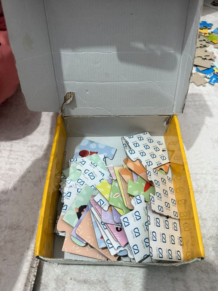 Sevimli Hayvanlar Eğitici Puzzle Oyuncak - Görsel 2