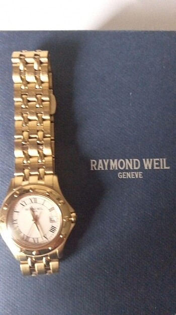  Beden altın Renk Kadın saat orijinal Raymond Weil marka