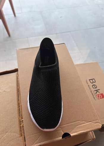 Diğer Siyah Elastik Spor Kadın Sneaker