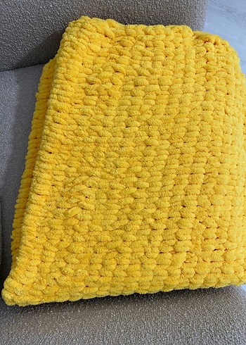 Sarı bebek battaniyesi - Görsel 3