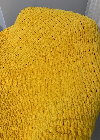 Sarı bebek battaniyesi - Görsel 2