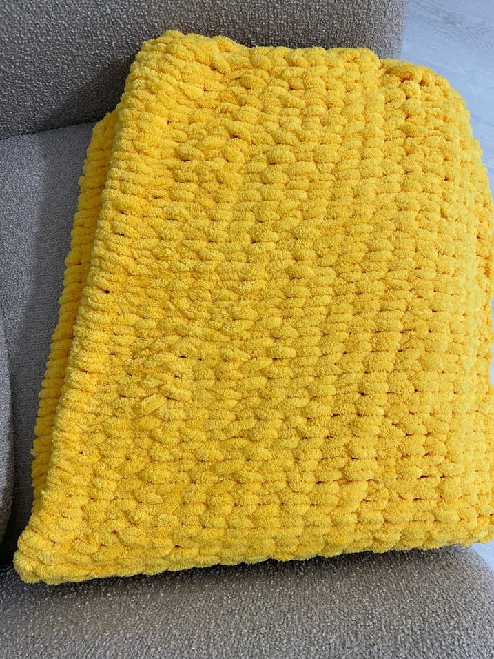 Sarı bebek battaniyesi - Görsel 3