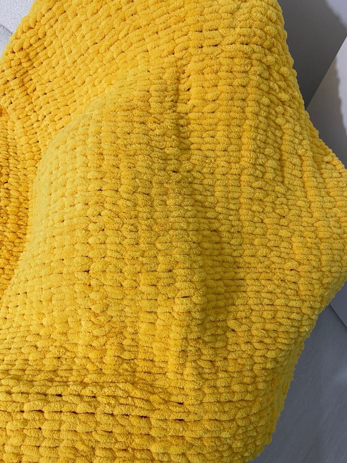 Sarı bebek battaniyesi - Görsel 5