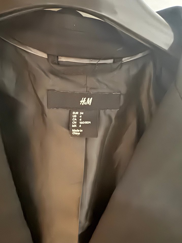 Siyah Düğmeli Kadın Blazer Ceket - Görsel 2