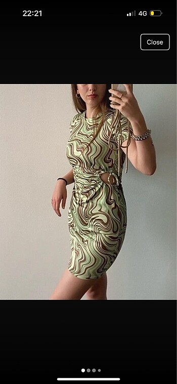 H&M batik elbise