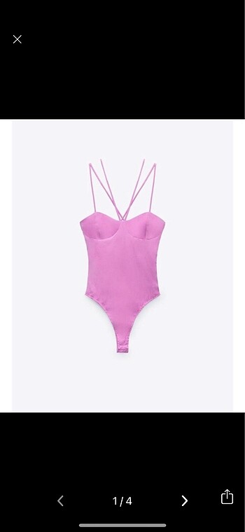 Zara saten body