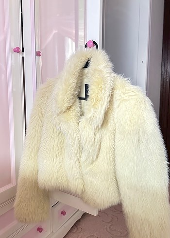 ZARA Midi Boy Kürk Detaylı Kadın Mont - Görsel 2