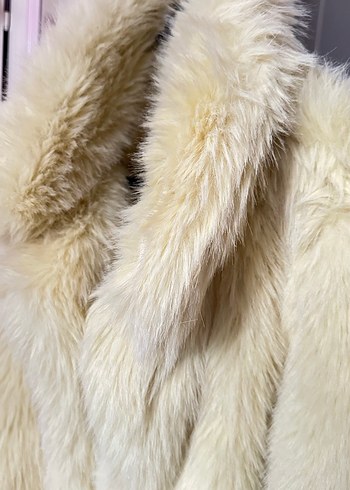 ZARA Midi Boy Kürk Detaylı Kadın Mont - Görsel 3