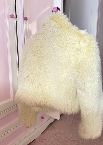 ZARA Midi Boy Kürk Detaylı Kadın Mont - Görsel 4