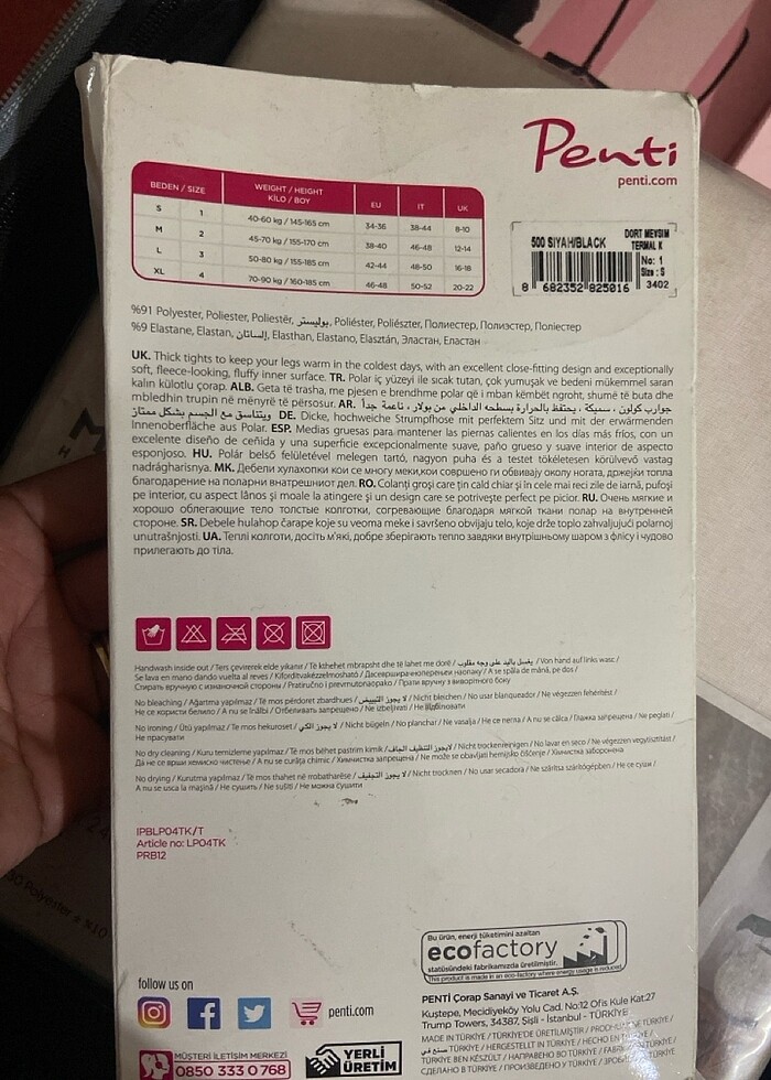 Termal kilotlu çorap - Görsel 3