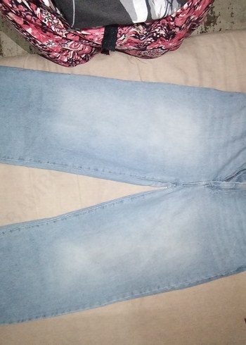 Mavi Bol Kesim salaş Kot Pantolon 32 33 beden gıyebılır