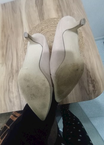 Bej Süet Dolgu Topuk Kadın Espadril - Görsel 5