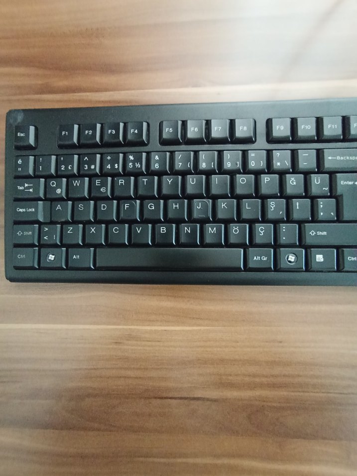 Siyah Kablolu Standart Klavye - Görsel 2