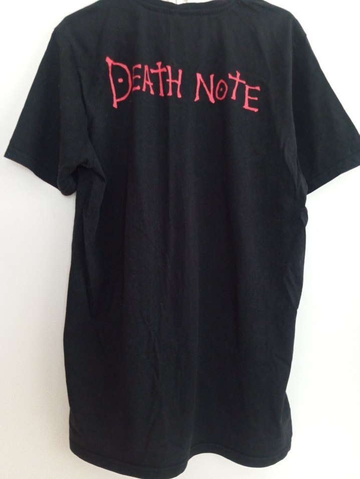 Erkek  kesın Siyah Baskılı Goth Tişört 40 42 38 beden - Görsel 5