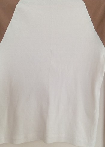 Kadın Bej Uzun Kollu Crop Top - Görsel 7