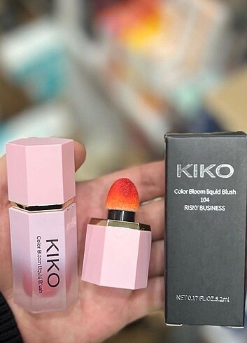  Beden Renk Kiko color Bloom süngerli allık