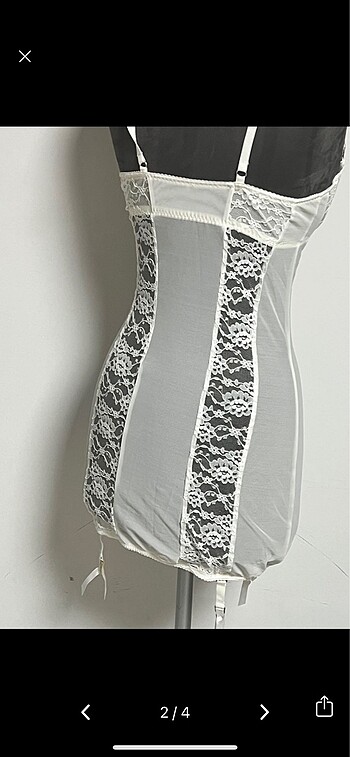 American Vintage dantelli jartiyerli vintage babydoll