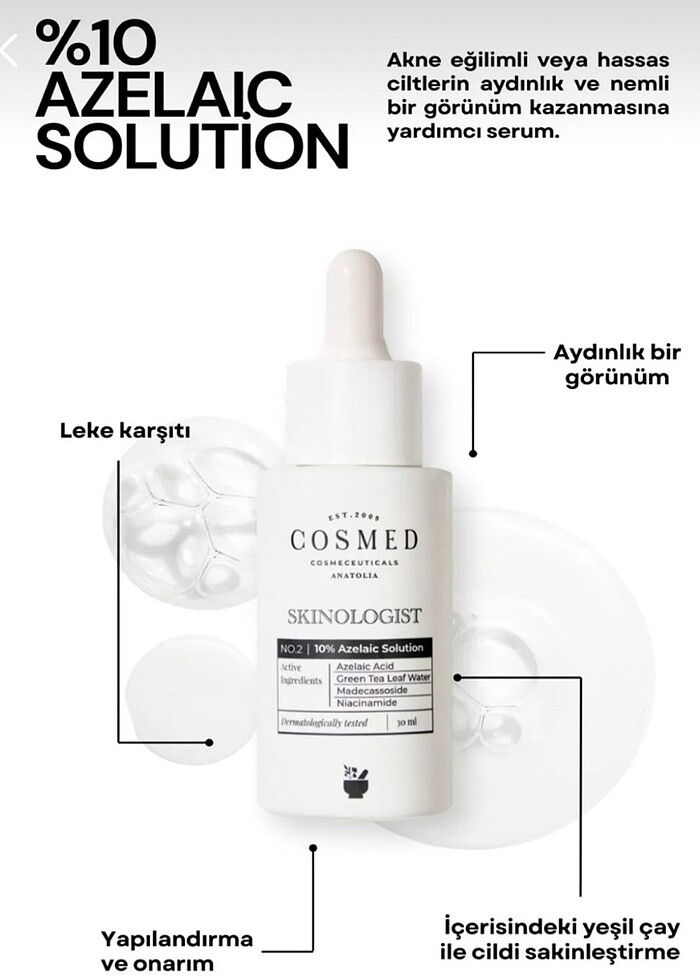 Skinologist  Azelaic Solution 30 ml - Görsel 4