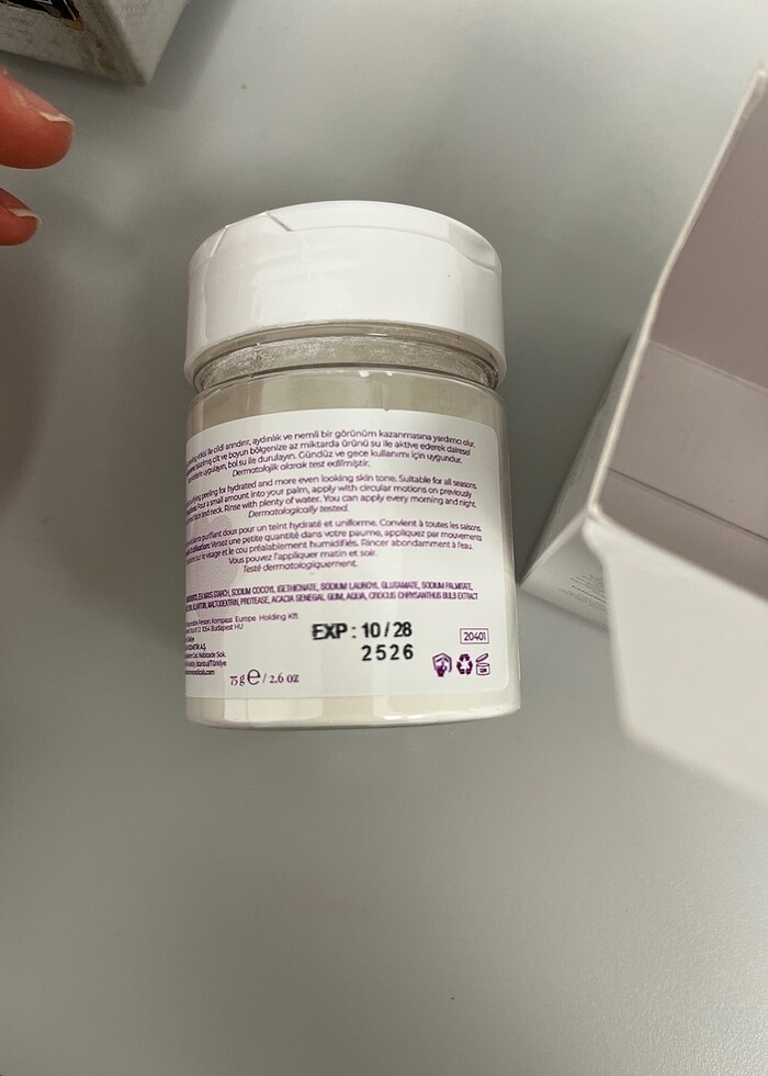 Enzim peeling (enzyme peeling powder) - Görsel 5