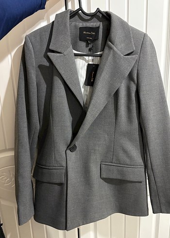 Gri Kadın Blazer Ceket
